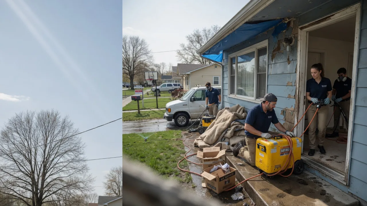 Basement Flood Cleanup in Genoa, WV near me